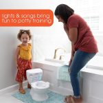 Summer My Size Potty Lights and Songs Transitions, White – Realistic Potty Training Toilet with Interactive Handle that Plays Music for Kids, Removable Potty Topper/Pot, Wipe Compartment, Splash Guard - Image 2